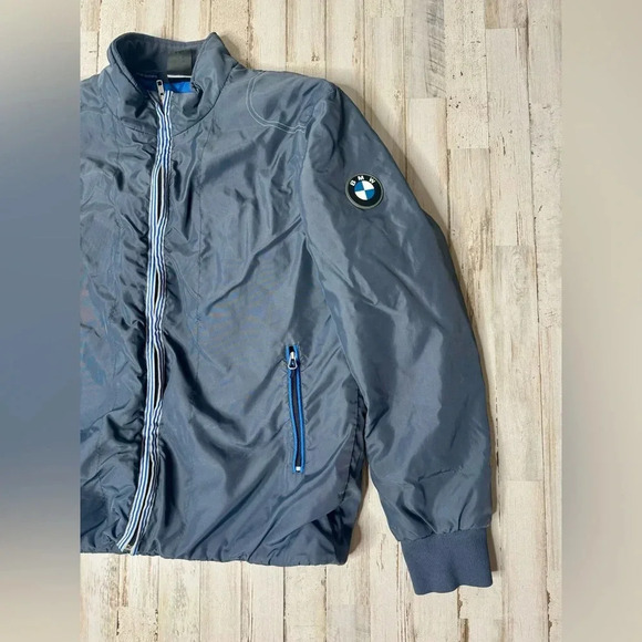 BMW Motorrad Jacket Medium Navy Blue Men Motorcycle Nylon - Picture 2 of 11